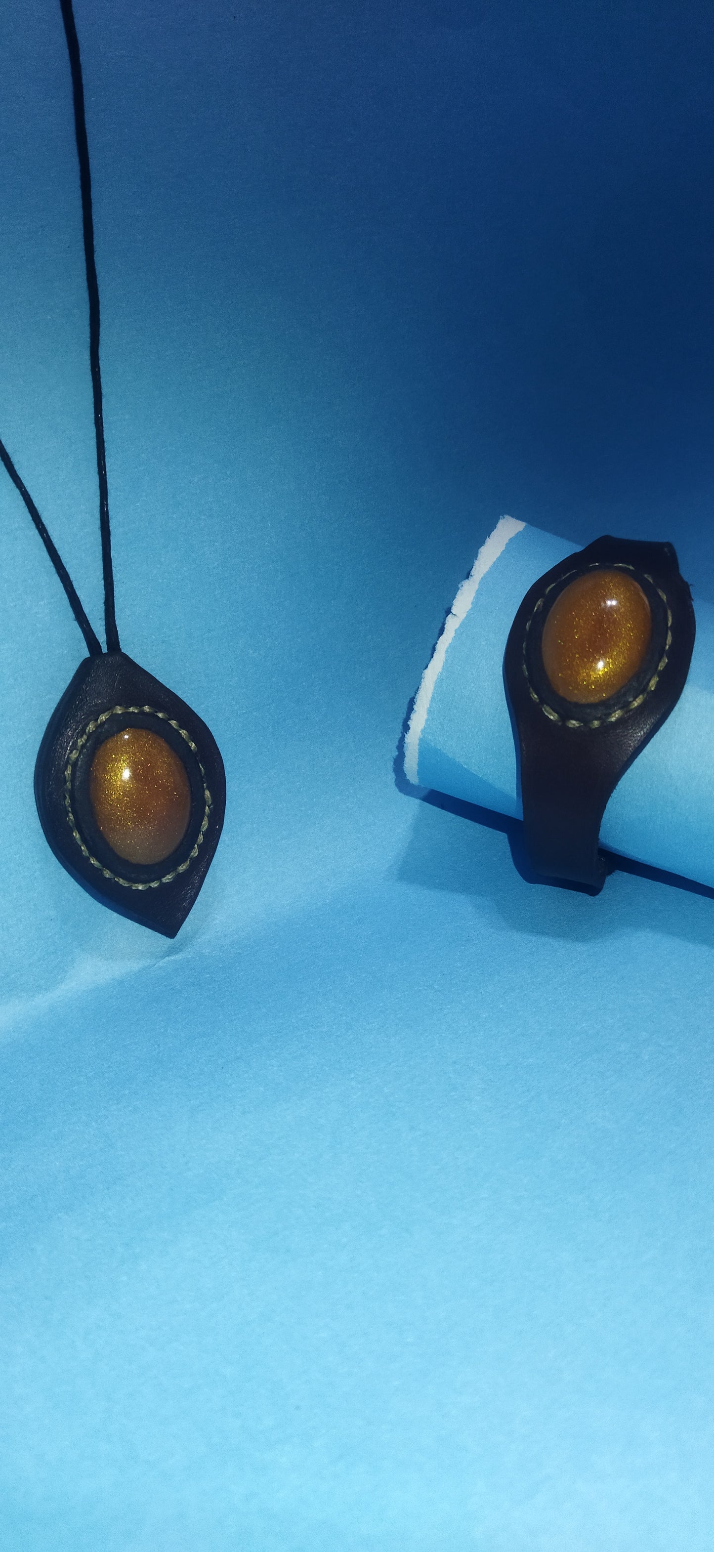 Hakiki deri epoksili set