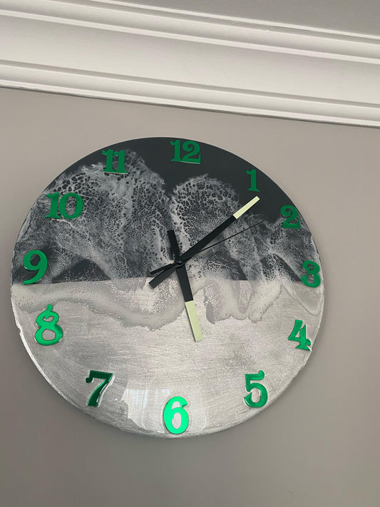 Deniz dalgası duvar saati