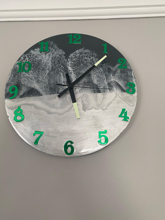 Deniz dalgası duvar saati