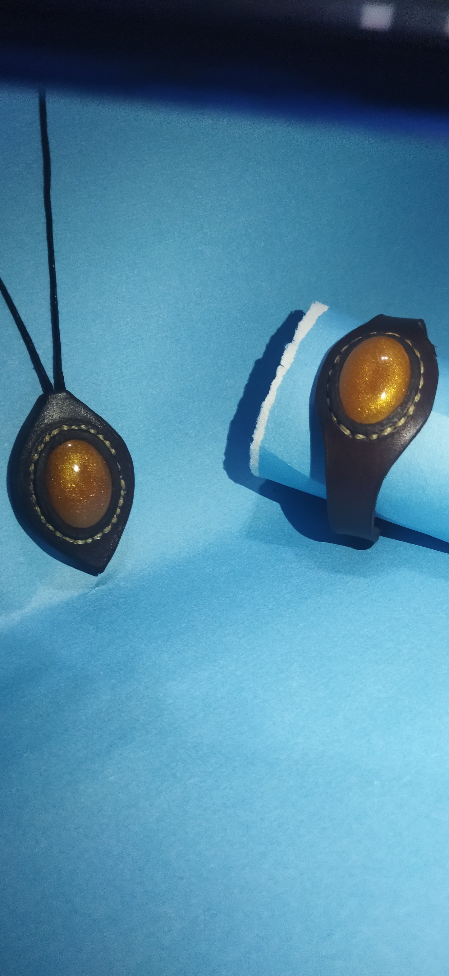 Hakiki deri epoksili set