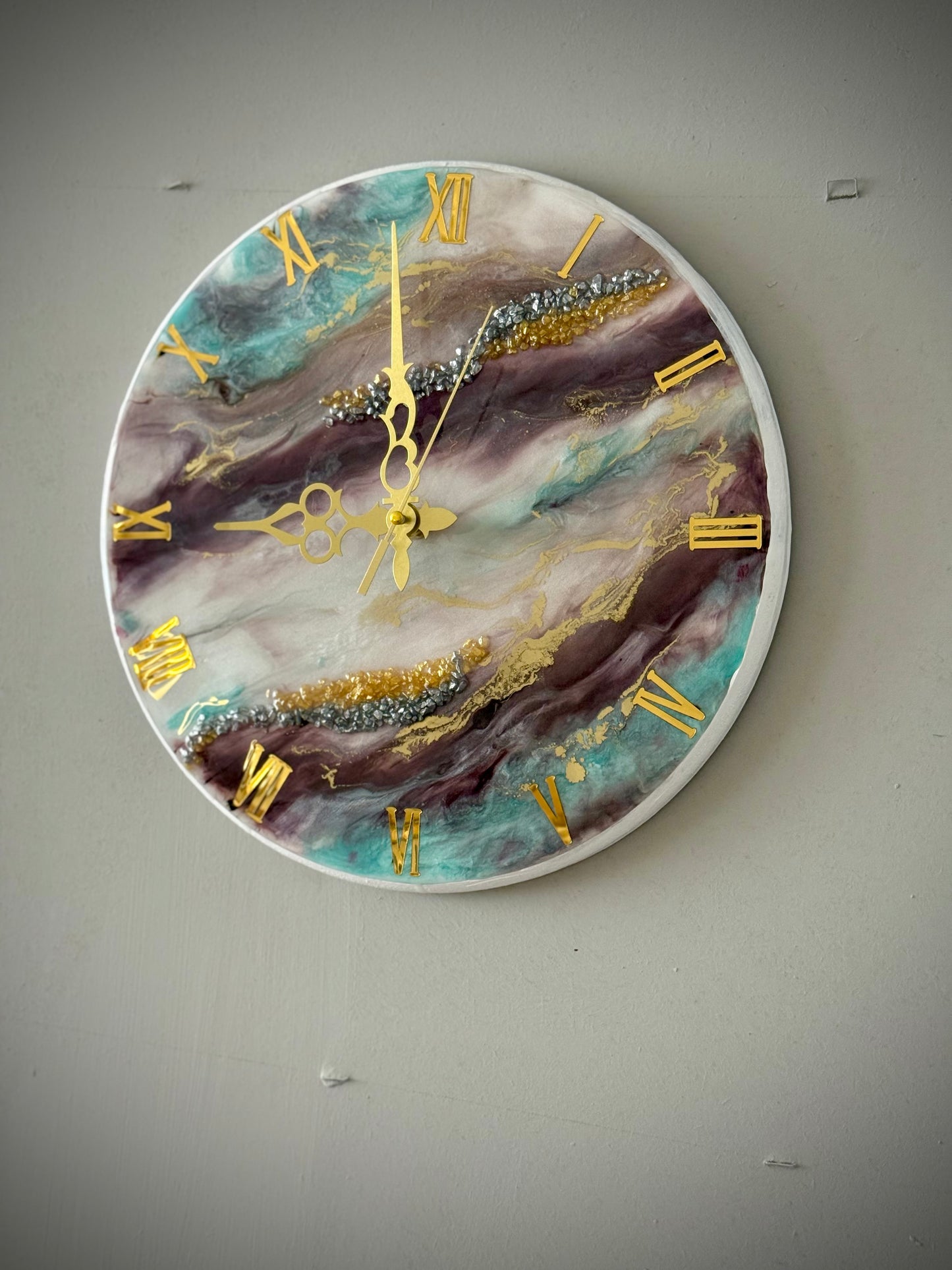 Çikolata kahve duvar saati