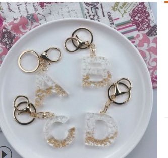 Crystal Epoxy Letter Keychain - HediyeEpoxyCrystal Epoxy Letter Keychain0HediyeEpoxyBlackACrystal Epoxy Letter Keychain