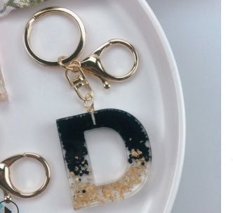 Crystal Epoxy Letter Keychain - HediyeEpoxyCrystal Epoxy Letter Keychain0HediyeEpoxyBlackDCrystal Epoxy Letter Keychain