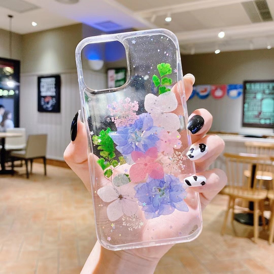 Epoxy Glitter Small Floral Phone Case - HediyeEpoxyEpoxy Glitter Small Floral Phone CaseHediyeEpoxyA10IPhone12/12ProEpoxy Glitter Small Floral Phone Case