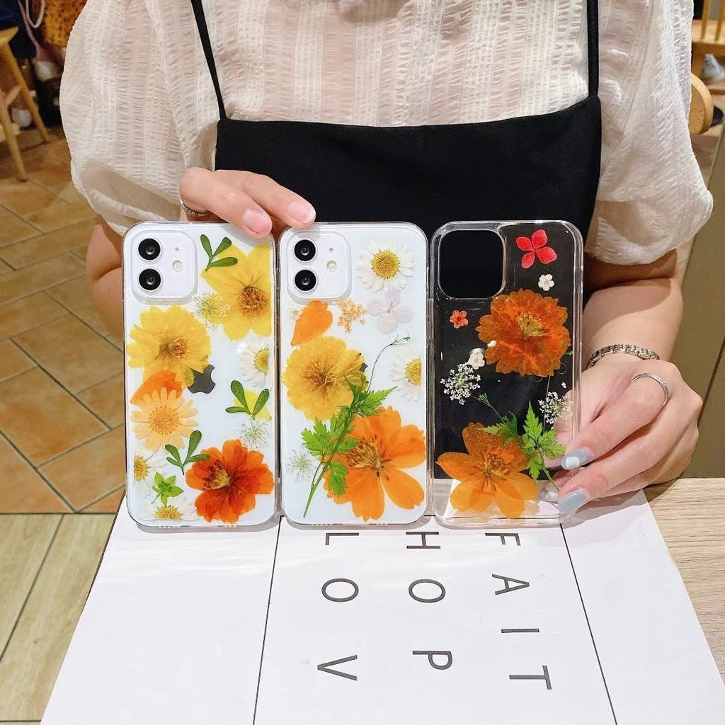 Epoxy Glitter Small Floral Phone Case - HediyeEpoxyEpoxy Glitter Small Floral Phone CaseHediyeEpoxyA10IPhone12/12ProEpoxy Glitter Small Floral Phone Case