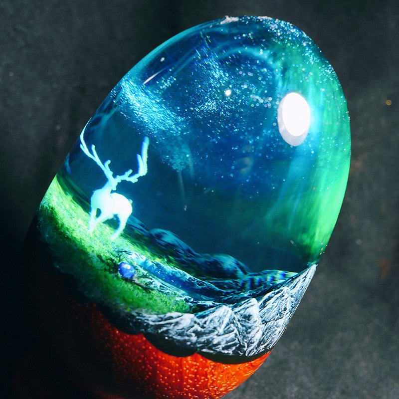 Handmade Starry Dragon Egg Resin Epoxy Ornament - HediyeEpoxyHandmade Starry Dragon Egg Resin Epoxy Ornament0HediyeEpoxySnow Mountain Spirit Deer2.0Handmade Starry Dragon Egg Resin Epoxy Ornament