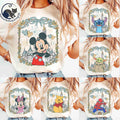 Customize All Characters Disney Magical Castle Shirt, Disney Mickey & Friends Shirt, Retro Disneyland Trip Tee, Disney Family Vacation Shirt