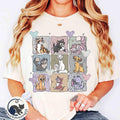 Retro Disney Cats Mickey Balloons Shirt, Cheshire Lucifer Yzma Cat, The Aristocats Shirts, Disney Cat Lovers Tee, Disneyland Family Trip Tee