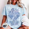 Retro Disney Disney The Little Mermaid Ariel Sparkle Shirt, But Daddy I Love Him Shirt, Ariel Princess Tee, WDW Magic Kingdom Girl Trip 2025