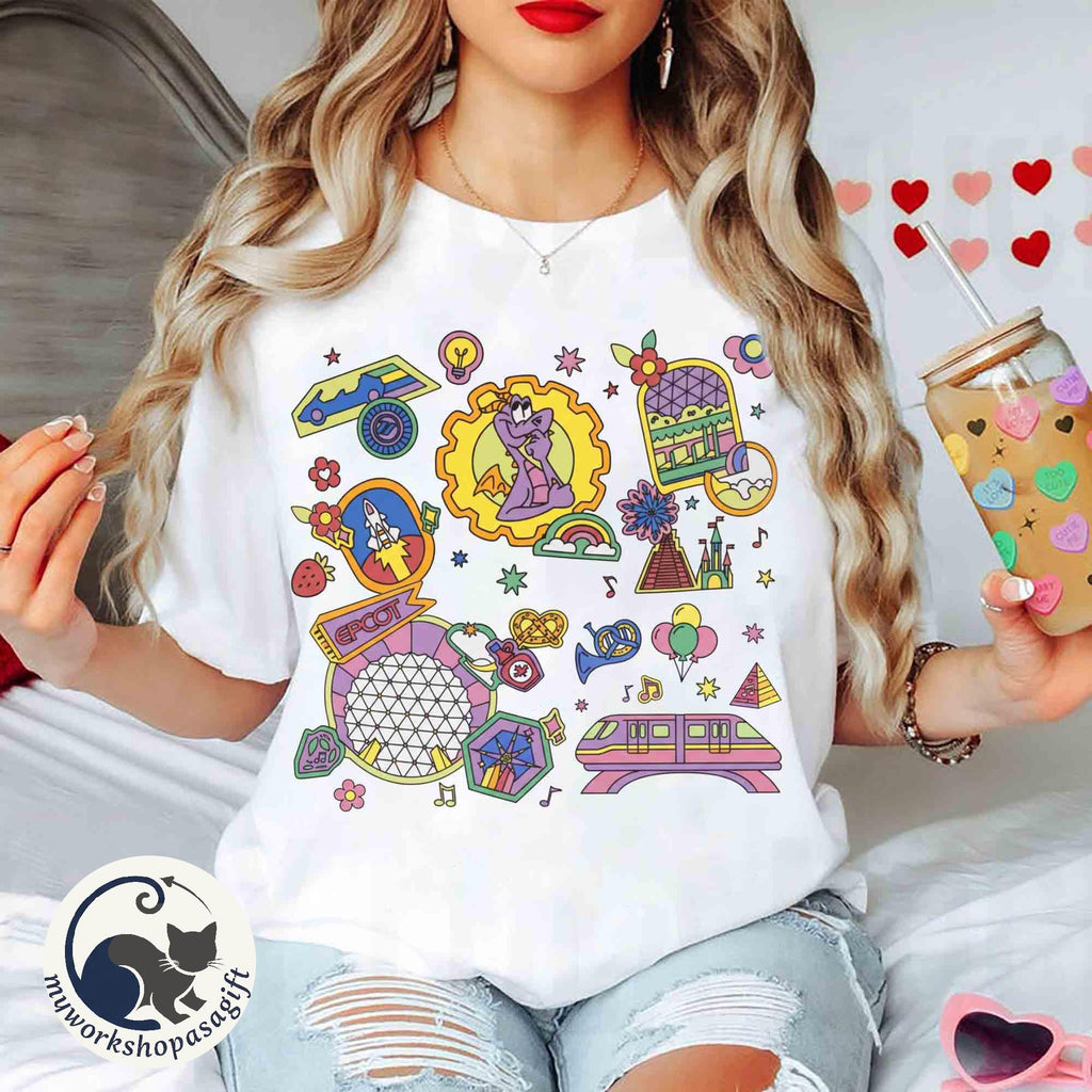 Comfort Colors® Epcot Center Since 1982 Shirt, Disney Epcot World Tour Tee, Epcot Travel Around The World, Mickey and Friends Family Gifts