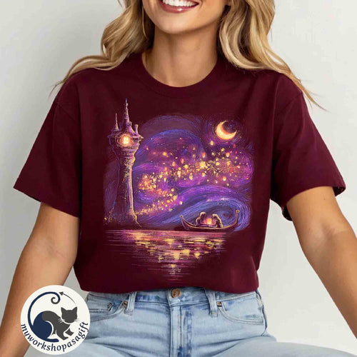 Comfort colors Rapunzel Princess and Flynn Rider Release Lanterns Shirt, Retro Disney Tangled The Kingdom of Corona Tee, Lost Princess Tee