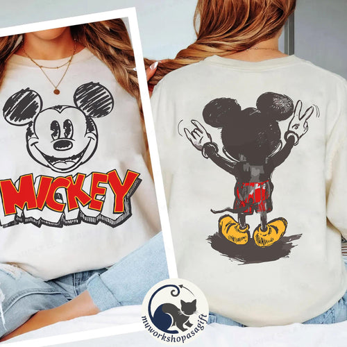 Comfort Colors Vintage Mickey Mouse Shirt, Mickey Pose Shirt, Vintage Disney Mickey Tee, Disney Trip Shirt, Disney Gift, Disney Shirt