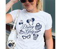 Coquette Disney Girly Magical Castle Baby Tee, Disney Snacks Girl Trip Croptop Women T-Shirt, Best Day Ever Tee, Disney World Happiest Place