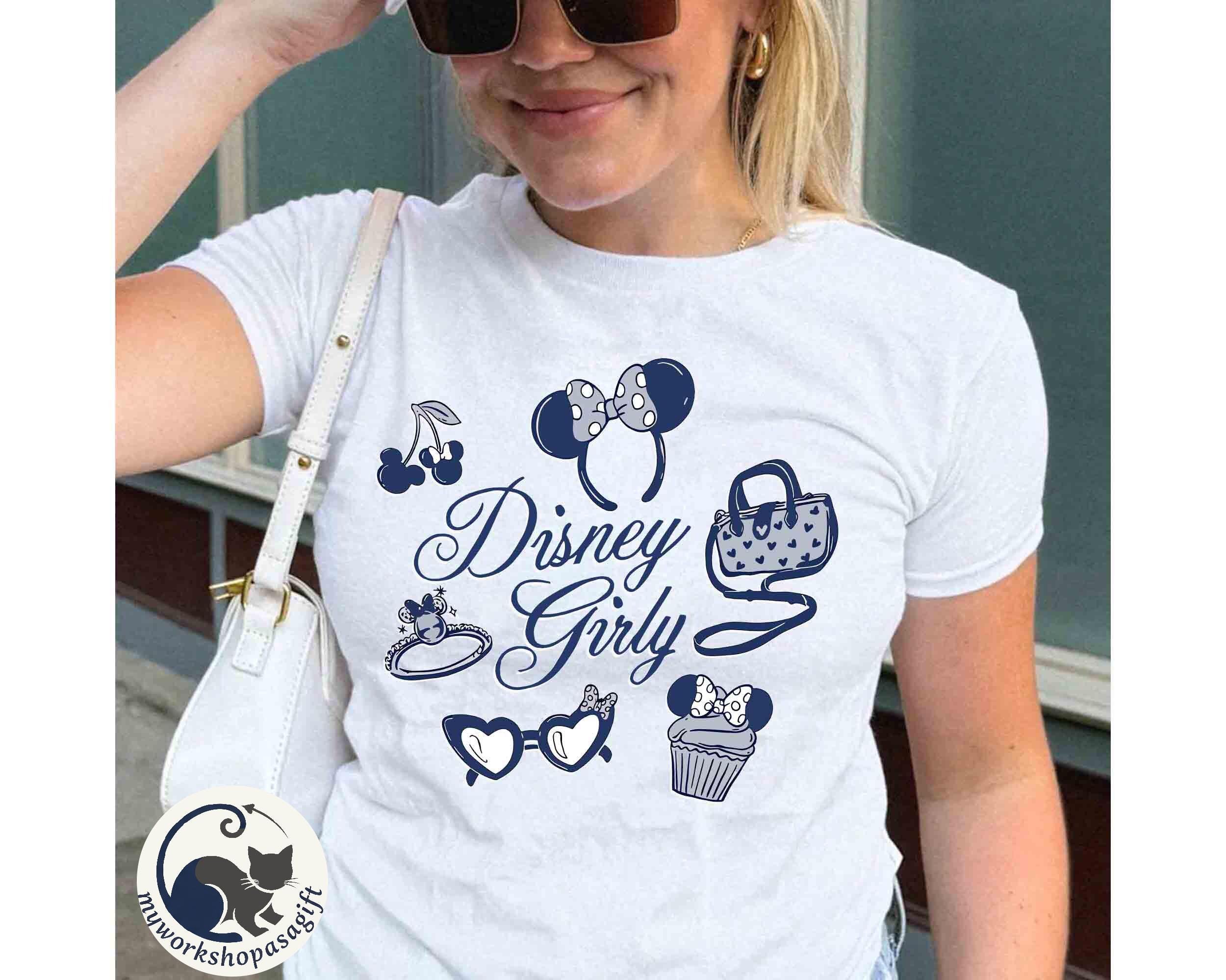 Coquette Disney Girly Magical Castle Baby Tee, Disney Snacks Girl Trip Croptop Women T-Shirt, Best Day Ever Tee, Disney World Happiest Place