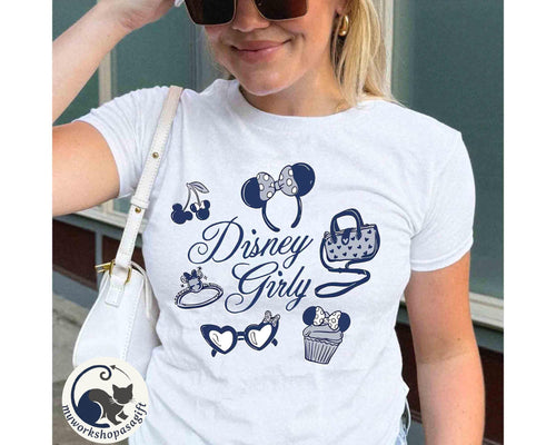 Coquette Disney Girly Magical Castle Baby Tee, Disney Snacks Girl Trip Croptop Women T-Shirt, Best Day Ever Tee, Disney World Happiest Place