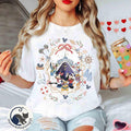 Coquette Bow Watercolor Disney Mickey & Friends Cruise Line Shirs, Disney Wish Treasure Destiny Tee, Disneyland 1st Family Cruise Trip Gift