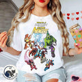 What If Mickey and Friends Became the Avengers Shirt, Marvel Avengers Comic Book Tee, Disney Marvel Superhero, Marvel Family Matching Shirt