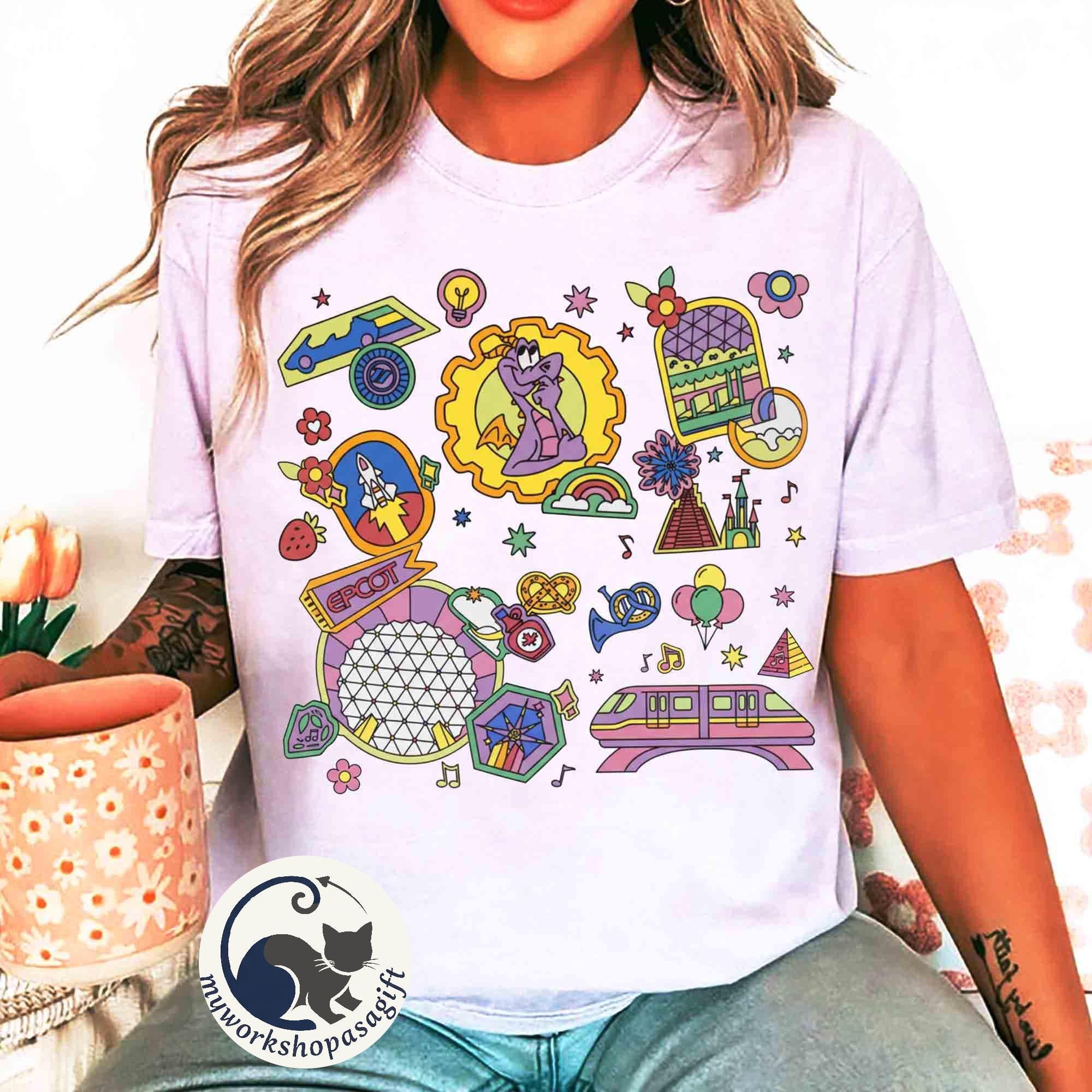 Comfort Colors® Epcot Center Since 1982 Shirt, Disney Epcot World Tour Tee, Epcot Travel Around The World, Mickey and Friends Family Gifts