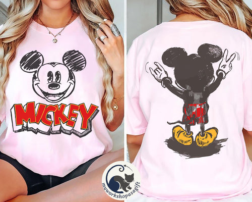 Comfort Colors Vintage Mickey Mouse Shirt, Mickey Pose Shirt, Vintage Disney Mickey Tee, Disney Trip Shirt, Disney Gift, Disney Shirt