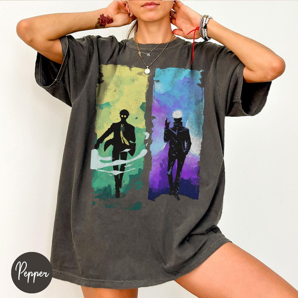 Nanami and Gojo Shirt, Sweatshirt, Hoodie, Nanami Shirt, Gojo Shirt, JJK Shirt, Anime Graphic Tshirt, Anime Gift Tshirt, Vintage Anime shirt