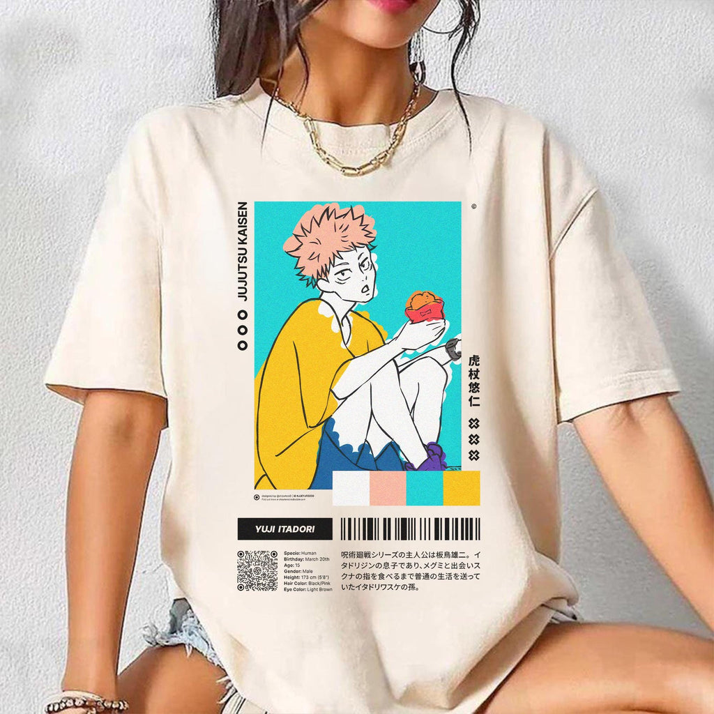 Yuji Itadori Jujutsu Kaisen Shirt, Sweatshirt, Hoodie, Itadori Shirt, JJK Shirt, Anime Graphic shirt, Anime Gift Tshirt, Vintage Anime shirt