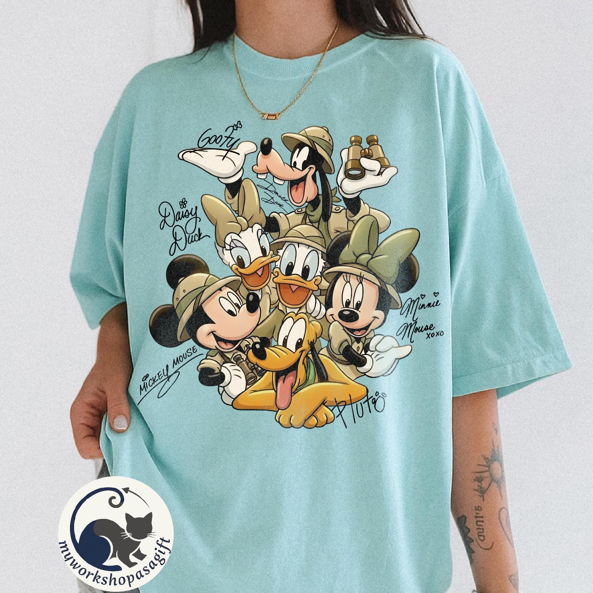 Mickey and Friends Safari Comfort Colors Shirt, Disney Safari Mode Shirt, Animal Kingdom Safari Shirt, Mickey Safari Shirt, WDW Trip Shirt
