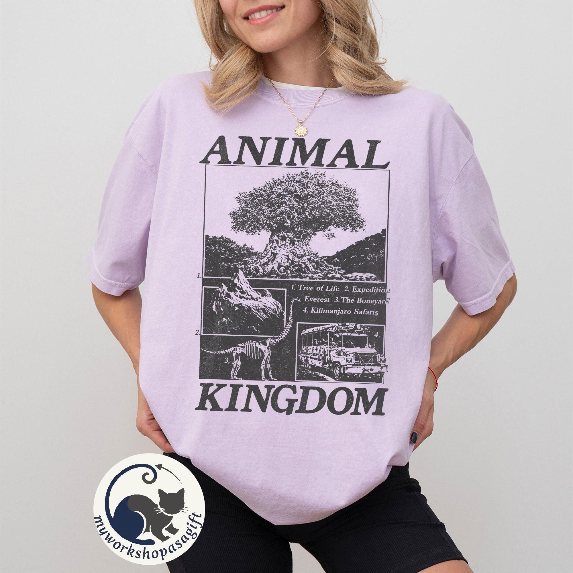 Retro Animal Kingdom Comfort Colors Shirt, Family Vacation Shirt, Disneyland Trip Shirt, Disney Safari Trip Shirt, Disneyworld Shirts