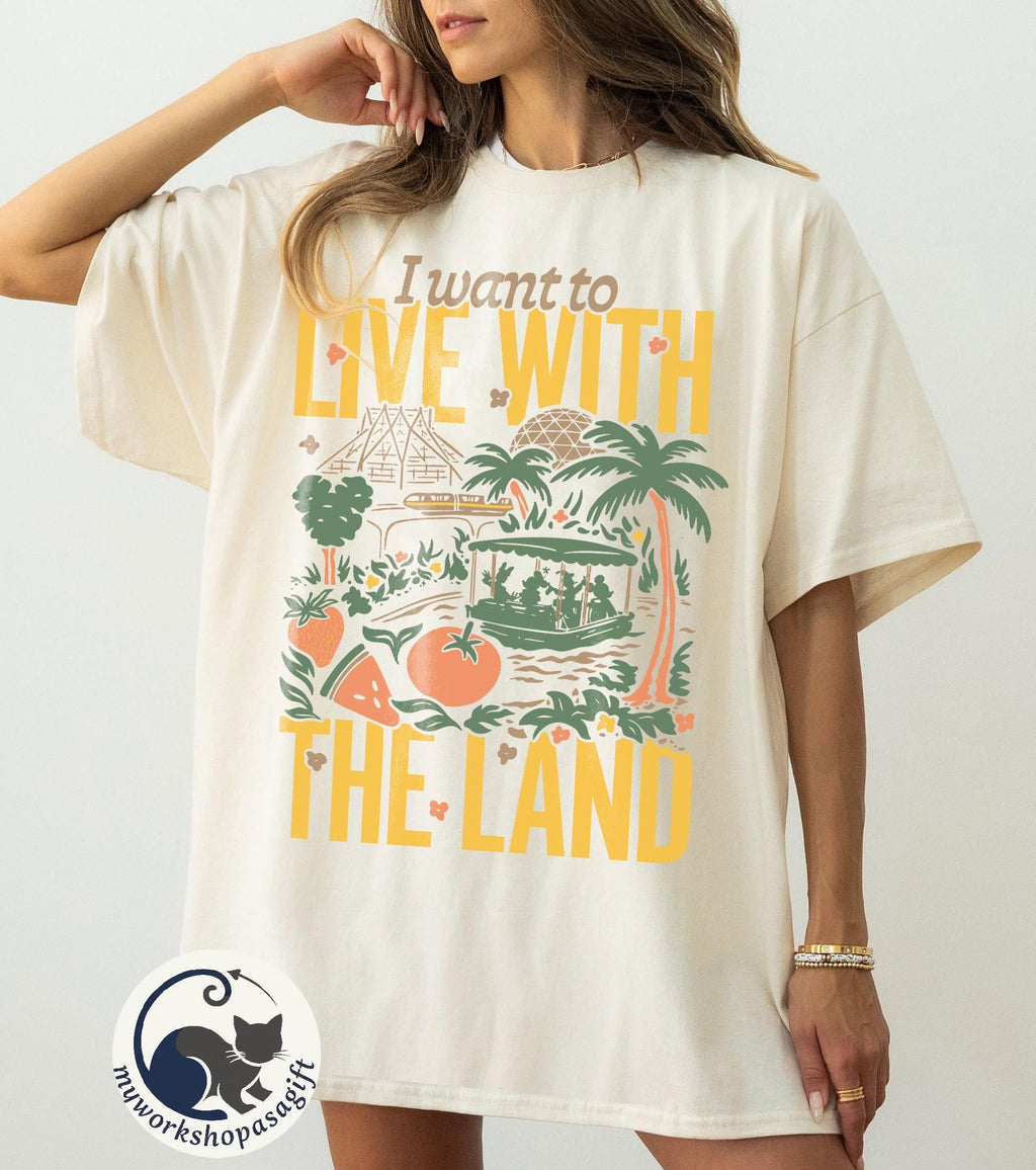 Retro Epcot The Land Shirt, Living With The Land Epcot Farming Shirt, Disney Family Trip shirts, Magic Kingdom The Land shirt
