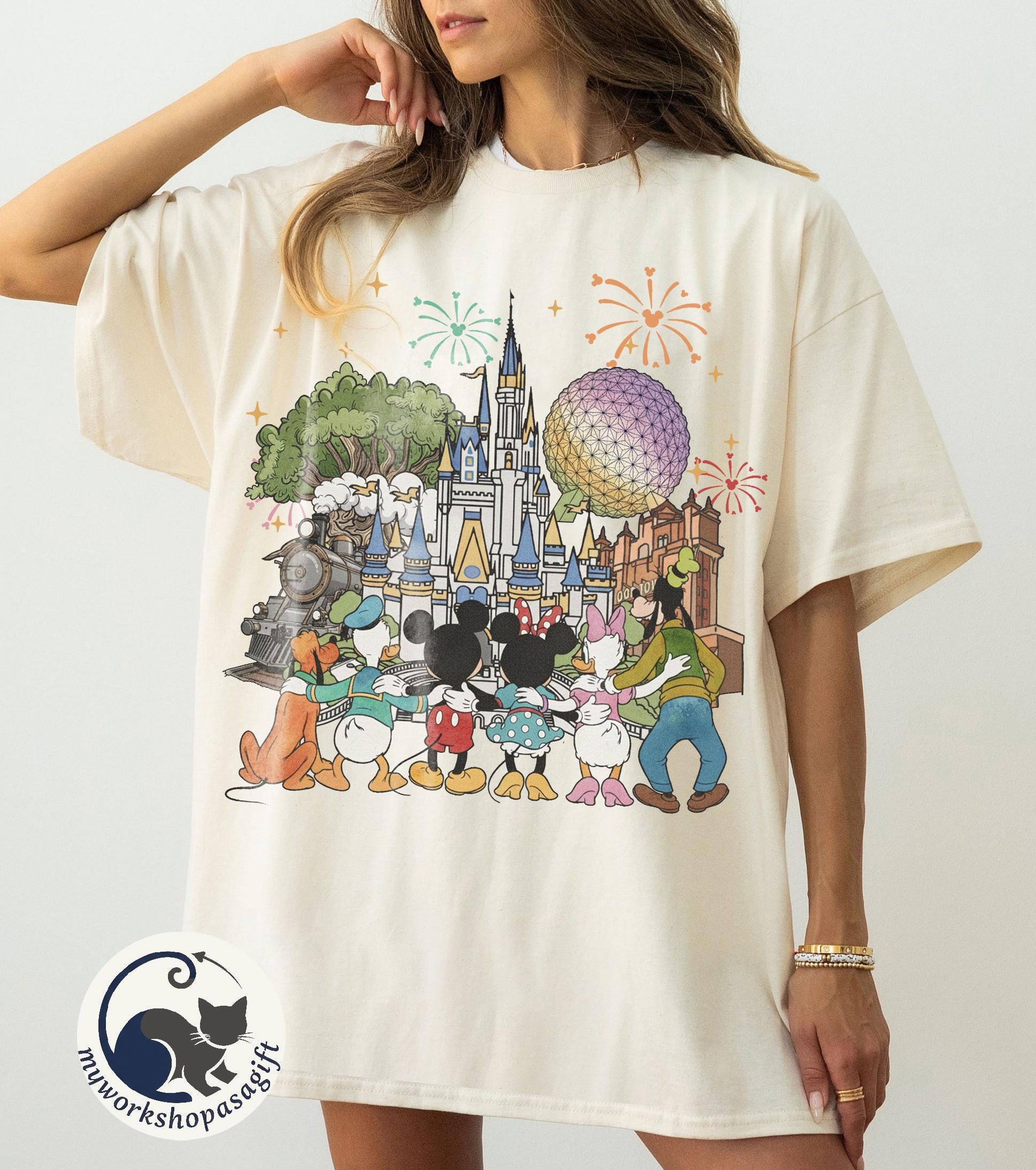 Retro Mickey Disneyworld Comfort Colors Shirt, Walt Disneyworld Shirt, Mickey And Friends Shirts, Disney 2026 Trip, Disneyworld Matching Tee