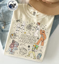 Star Wars Characters Group Shot Constellation Doodles Shirt, Galaxy's Edge Holiday Unisex Shirt, Family Birthday Gift Adult Kid Toddler Tee