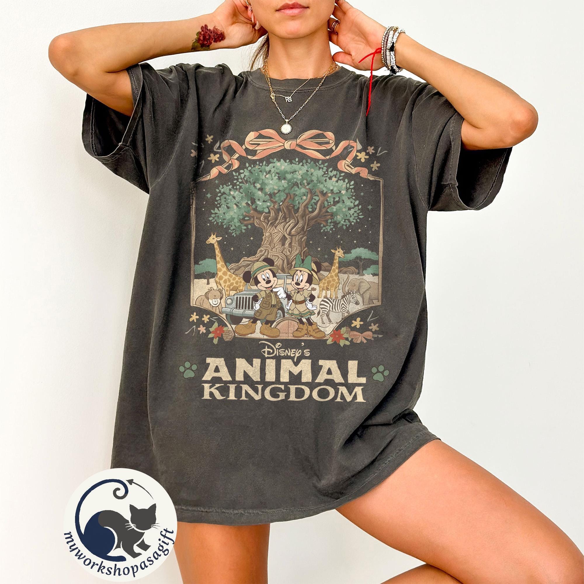 Vintage Animal Kingdom Comfort Colors Shirt, Walt Disney World Safari Shirt, Disney Safari Shirt, Disney Family Matching Trip 2026 Tee