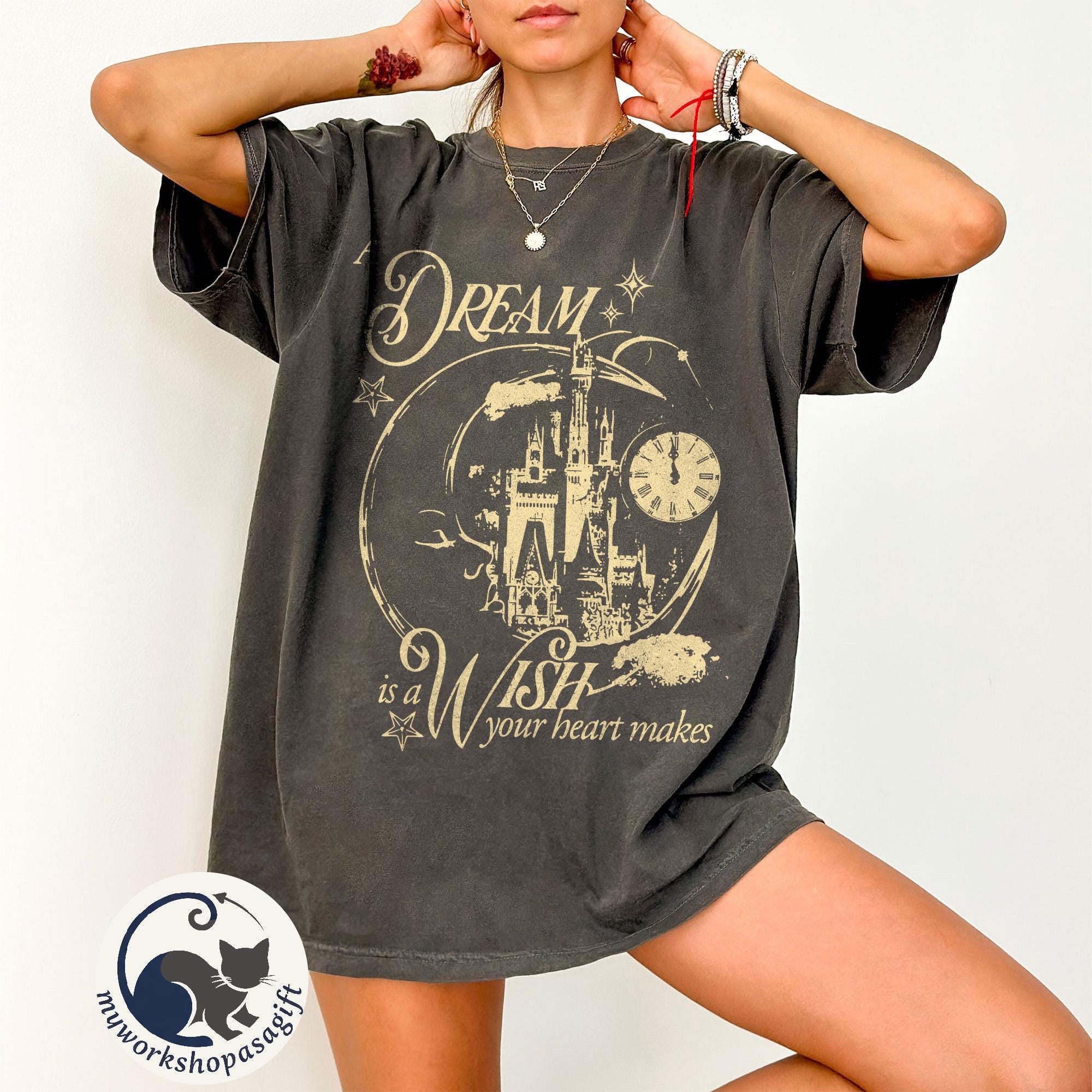 A Dream Is A Wish Shirt, Cinderella Castle Gold Foil Shirt, Disney Dream Shirt, Magic Kingdom Trip Matching Tee, Disney Princess Gift