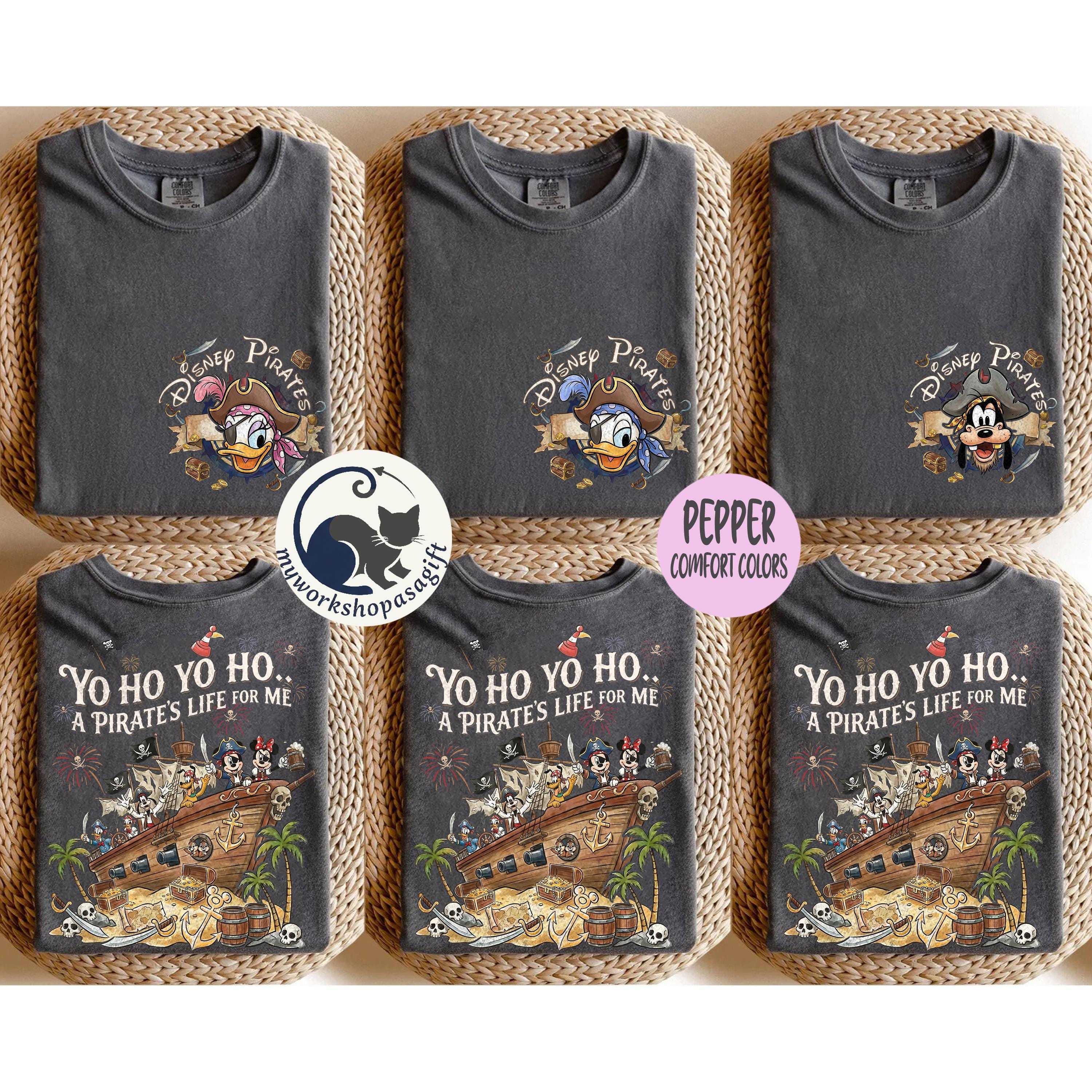 Custom Disney Pirates Shirt, Disney Pirates Group Shirt, Disney Pirate's Life 2026 Shirt, Disney Shirt, Disney Family Matching Cruise Shirt