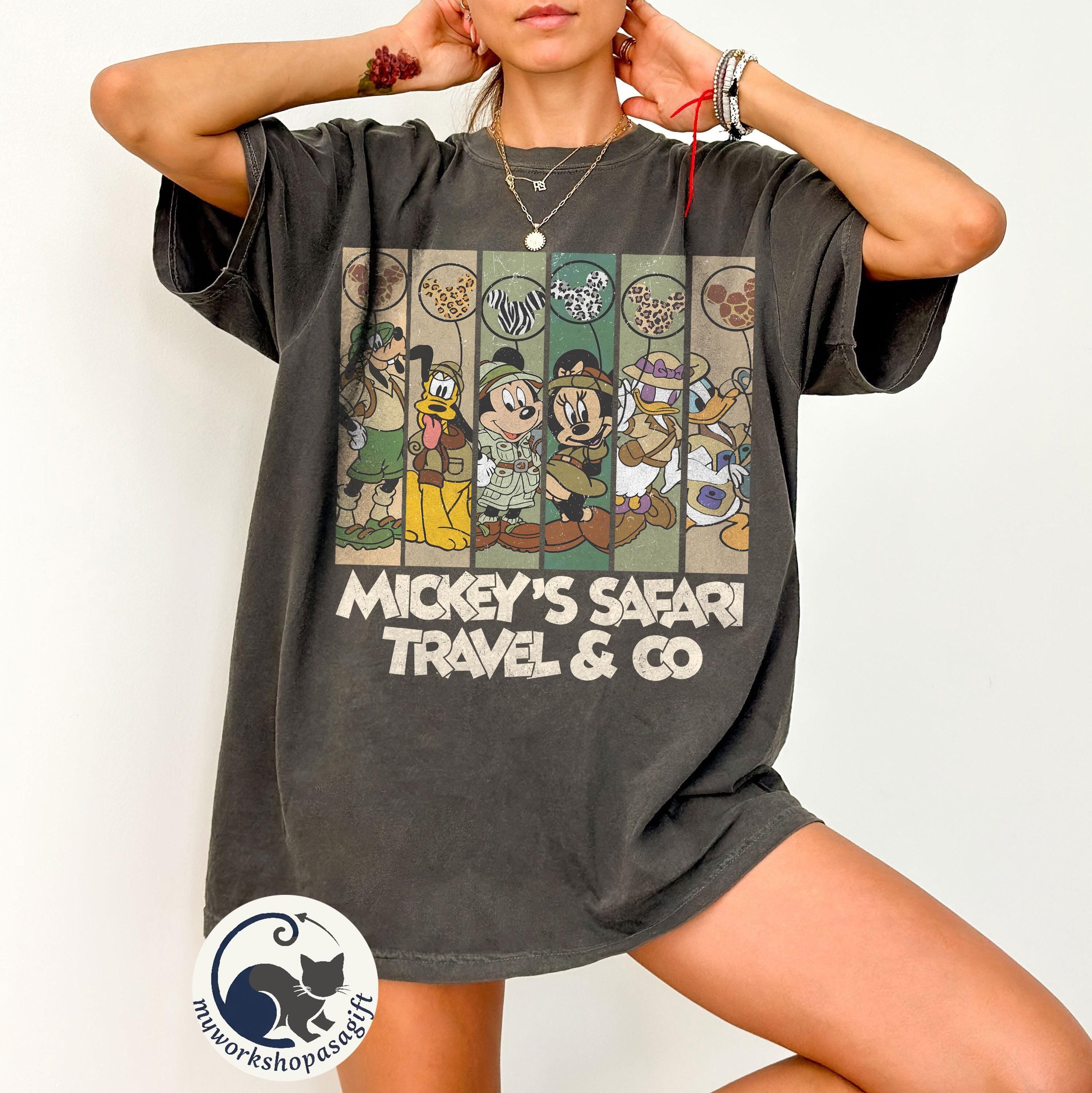 Mickey and Friends Safari Comfort Colors Shirt, Disney Safari Mode Shirt, Animal Kingdom Safari Shirt, Mickey Safari Shirt, WDW Shirt