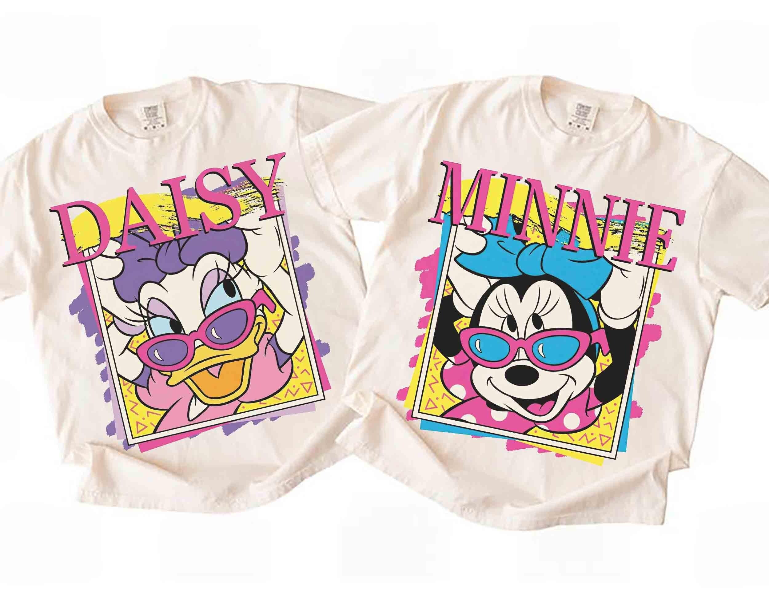 Comfort Colors® Classic Minnie Mouse And Daisy Duck Shirt, Disney Bestie Vacation T-Shirt, Disneyland Girls Matching Trip, WDW Bestie Tee