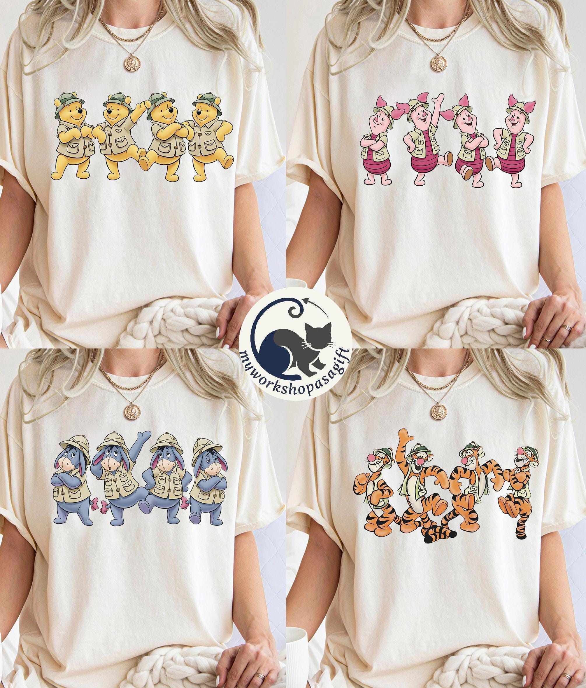 Disney Winnie the Pooh Animal Kingdom Shirt, Tigger Eeyore Piglet Safari Tee, Wild Life Adventure, Walt Disney World Family Matching Trip