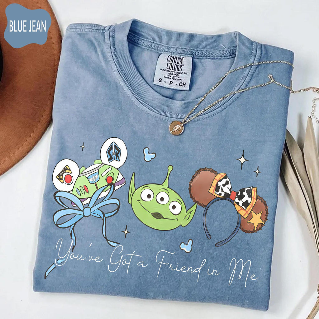 Comfort Colors Disney Pixar Toy Story Shirt, You've Got A Friend In Me Shirt, Pizza Planet Balloons, Disney Friends Shirt, Disney Trip Shirt