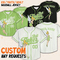 Custom Disney Tinkerbell Baseball Jersey, Kid Youth Adult Disney Jersey, Disney Princess Matching Game Day Baseball Jersey Outfit