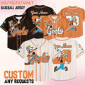 Custom Disney Goofy Collection Baseball Jersey, Disney Goofy Jersey, Disneyland Baseball Team Matching Outfit, Birthday Gift