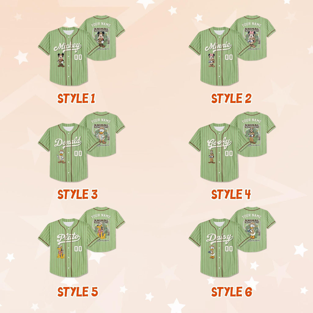 Custom Disney Animal Kingdom Baseball Jersey, Disneyland Safari Matching Baseball Jersey, Safari Mode Disney Shirt, Family Vacation