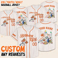 Personalized Finding Nemo Birthday Baseball Jersey, Disney Nemo Baseball Shirt, Matching Disney Trip Outfit, Disneyland Birthday Gift