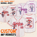 Custom Disney Princess Jasmine Baseball Jersey, Disney Baseball Jersey for Kids, Youth & Adults, Matching Disney Game Day Outfit