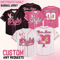 Custom Piglet Collection Baseball Jersey, Disney Winnie the Pooh Character Jersey Shirt, Piglet Outfit, Gift for Disney Fans & Kids
