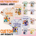 Custom Disney Goofy Movie Matching Jersey, Goofy and Max Goof Jersey, A Goofy Movie Costume Jersey, Disney Trip Jersey, Disney Group Jersey