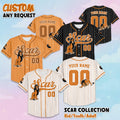 Custom Scar Collection Baseball Jersey, Personalize Disney The Lion King Jersey Shirt, Family Matching Outfit, Magic Kingdom Gift