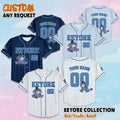 Custom Eeyore Baseball Jersey, Personalized Disney Winnie the Pooh Jersey, Family Matching Outfit, Birthday Gift