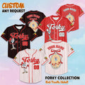 Personalized Forky Baseball Jersey, Custom Disney Toy Story Baseball Shirt, Matching Disney Trip Outfit, Birthday Gift