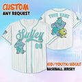Custom Sulley Baseball Jersey, Disney Monsters Inc Jersey, Personalized Disney Jersey Shirt, Family Matching Outfit