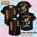 Personalized Goofy Baseball Jersey, Custom Disney Mickey and Friends Jersey, Disneyland Baseball Team Matching Outfit, Birthday Gift
