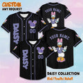 Custom Daisy Duck Baseball Jersey, Personalized Disney Daisy Duck Shirt, Disney Baseball Team Outfit, Birthday Gift